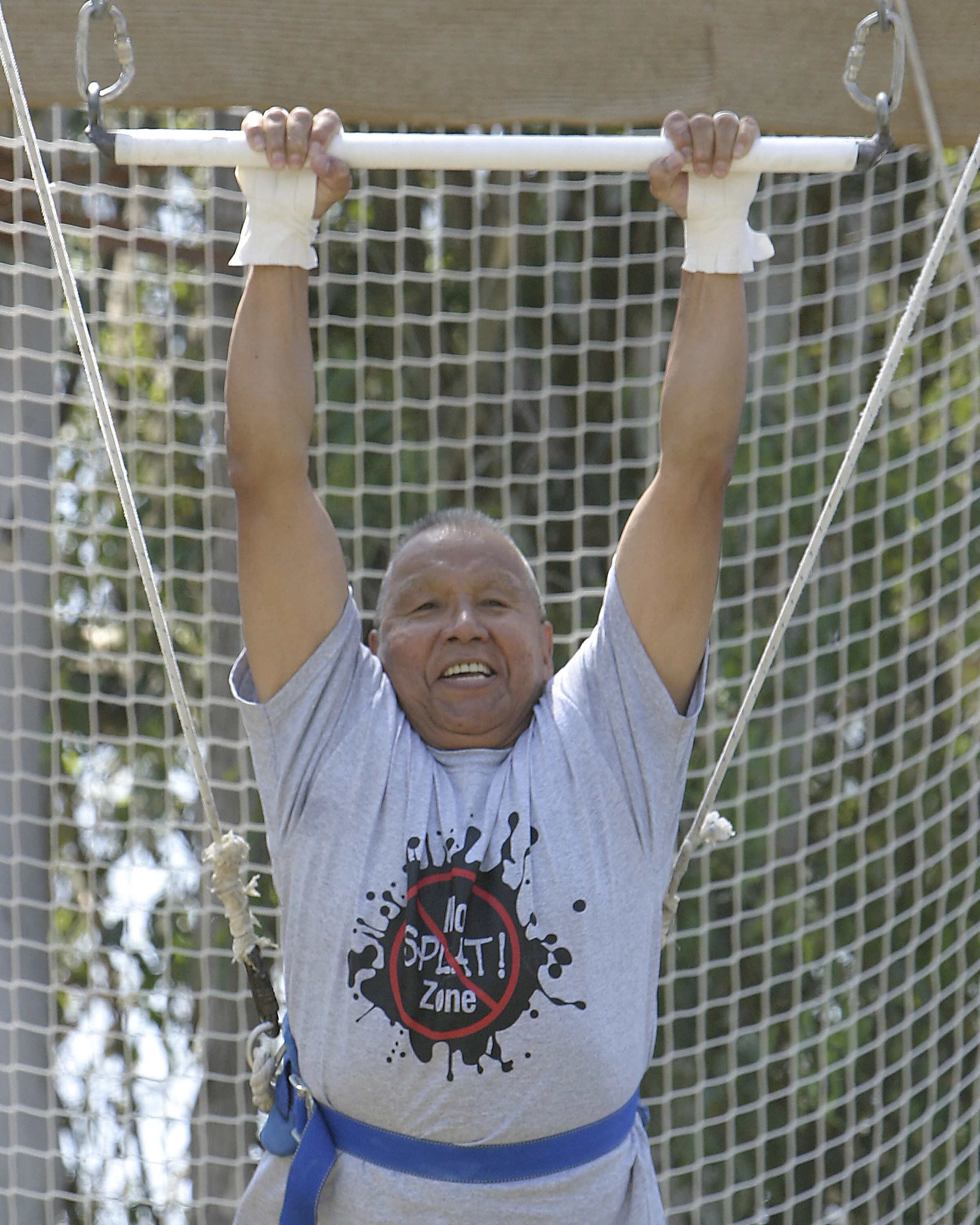 Corporate participant mid-flight